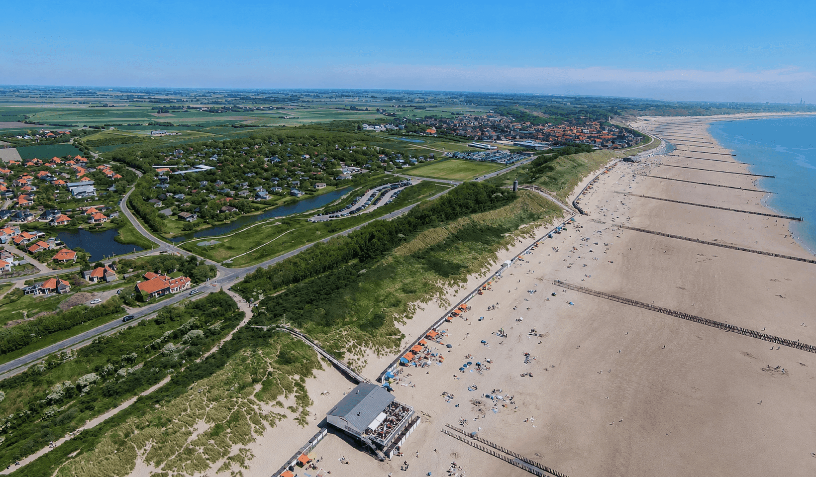 Strand (5 min. lopen)